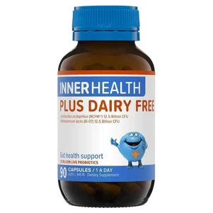 (PRE ORDER) Inner Health Plus Dairy Free Probiotic 90 Capsules Fridge Line shelf life 2yrs